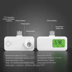 Phone Accessories  - Volte Smart Phone Thermometer - (Micro USB)
