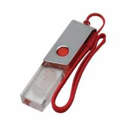 Flash Drives  - 3D Crystal Swivel Flash Drive 4GB - 32GB