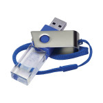 Flash Drives - 3D Crystal Swivel Flash Drive 4GB - 32GB