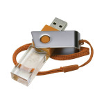 Flash Drives - 3D Crystal Swivel Flash Drive 4GB - 32GB