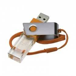 Flash Drives - 3D Crystal Swivel Flash Drive 4GB - 32GB