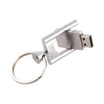 Flash Drives  - Chrome Flip Flash Drive 4GB - 32GB