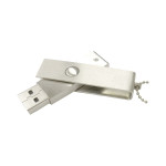 Flash Drives  - Slim Brushed Swivel Drive 4GB - 32GB