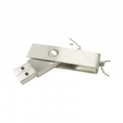 Flash Drives  - Slim Brushed Swivel Drive 4GB - 32GB