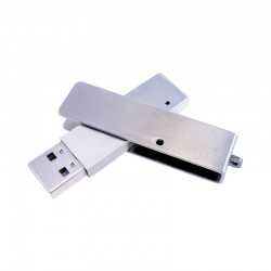 Flash Drives  - Slim Brushed Swivel Drive 4GB - 32GB