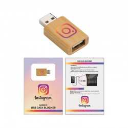 USB Accessories  - USB Data Blocker Wood