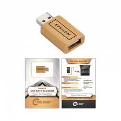 USB Accessories  - USB Data Blocker Wood