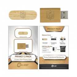USB Accessories  - Webcam Privacy Pack 2 Bamboo