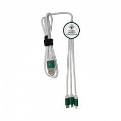 USB Hubs & Cables  - Trent 3n1 Light Up Cable - 70 cm