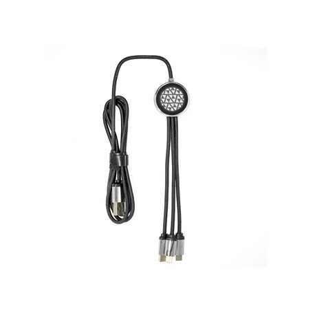 USB Hubs & Cables  - Trent 3n1 Light Up Cable - 120 cm