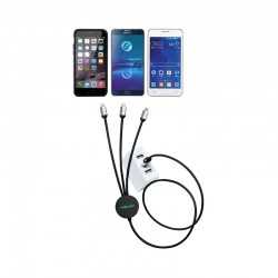 USB Hubs & Cables  - Trent 3n1 Light Up Cable - 120 cm