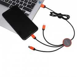 USB Hubs & Cables  - Trent 3n1 Light Up Cable - 120 cm