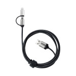 USB Hubs &amp; Cables - Milano 2n1 Fabric Charge &amp; Data Cable
