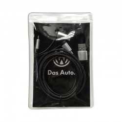 USB Hubs & Cables  - Pesaro 3n1 Fabric Charge & Data Cable
