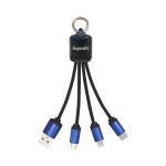 USB Hubs &amp; Cables - Atesso 3n1 Light Up Charge Cable - Rectangle