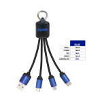 USB Hubs &amp; Cables - Atesso 3n1 Light Up Charge Cable - Rectangle
