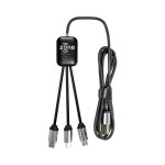 USB Hubs &amp; Cables - Fierra 3n1 Light Up Charge Cable - 1.0 metre