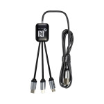 USB Hubs &amp; Cables - Fierra 3n1 Light Up Charge Cable - 1.0 metre
