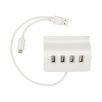 USB Hubs &amp; Cables - Media Hub Stand - USB v3.0 (Type-C)