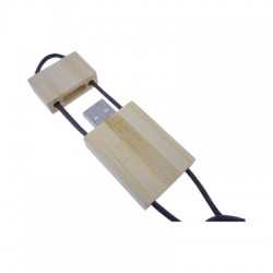 Wood & Bamboo Flash Drives  - Bamboo Lanyard Flash Drive 4GB - 32GB