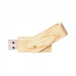 Wood & Bamboo Flash Drives  - Bamboo Swivel Drive 4GB - 64GB