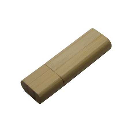 Wood & Bamboo Flash Drives  - Eco Round Flash Drive 4GB - 32GB