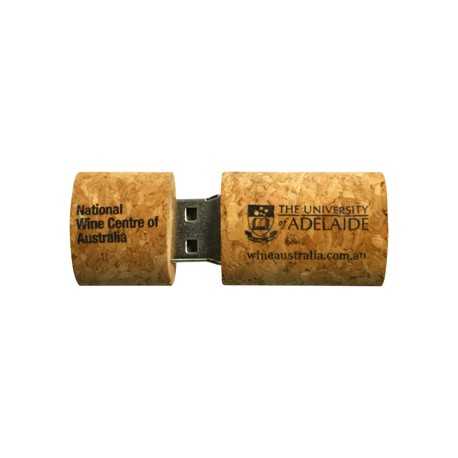 Wood & Bamboo Flash Drives  - Cork Flash Drive 4GB - 32GB
