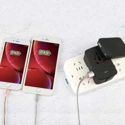 Travel Accessories  - Lazio Travel Adaptor & Power Bank - 4000 mAh