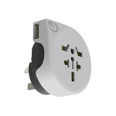 Travel Accessories  - World to Australia Travel Adaptor with USB