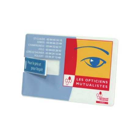 Credit Card Style USB Flash Drives  - Slimline Credit Card Flash Drive 8GB - 32GB (USB3.0)