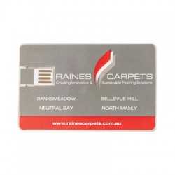Credit Card Style USB Flash Drives  - Acrylic Credit Card Flash Drive 4GB - 32GB