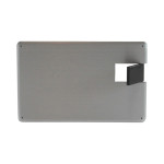 Credit Card Style USB Flash Drives  - Alu Black Credit Card Drive 4GB - 32GB