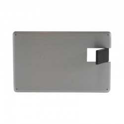 Credit Card Style USB Flash Drives  - Alu Black Credit Card Drive 4GB - 32GB