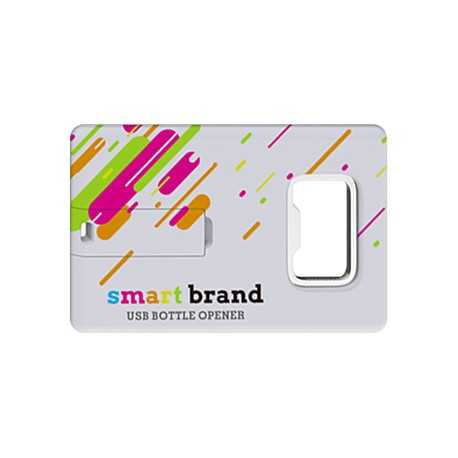 Credit Card Style USB Flash Drives  - BottlO Credit Card Flash Drive 4GB - 64GB