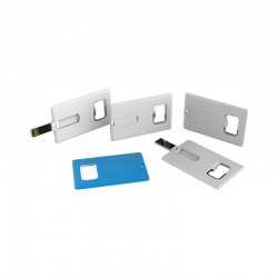 Credit Card Style USB Flash Drives  - BottlO Credit Card Flash Drive 4GB - 64GB