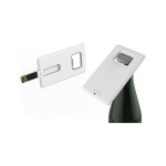 Credit Card Style USB Flash Drives  - BottlO Credit Card Flash Drive 4GB - 64GB
