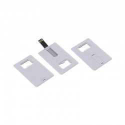 Credit Card Style USB Flash Drives  - BottlO Credit Card Flash Drive 4GB - 64GB