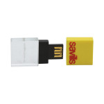 Credit Card Style USB Flash Drives  - Moulded 3D Crystal Flash Drive 4GB - 32GB