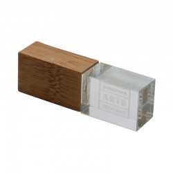 Credit Card Style USB Flash Drives  - Eco Crystal Flash Drive 4GB - 32GB