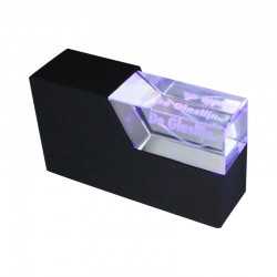 Power Banks  - Light Up Crystal Power Bank - 2600 mAh
