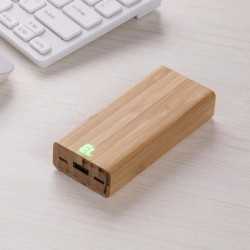 Power Banks  - Luton Bamboo Power Bank - 10000 mAh