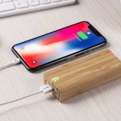 Power Banks  - Luton Bamboo Power Bank - 10000 mAh