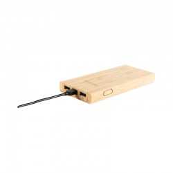Power Banks  - Mills Bamboo Power Bank - 10000 mAh
