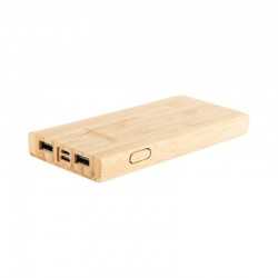 Power Banks  - Mills Bamboo Power Bank - 10000 mAh