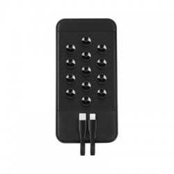 Power Banks  - Newport Light-Up Wireless Power Bank 6000 mAh