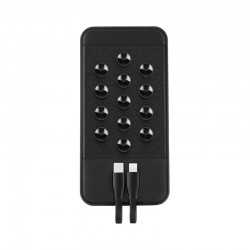 Power Banks  - Newport Light-Up Wireless Power Bank 6000 mAh