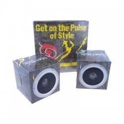 Wired & Bluetooth Speakers  - Cubic Foldable Speakers