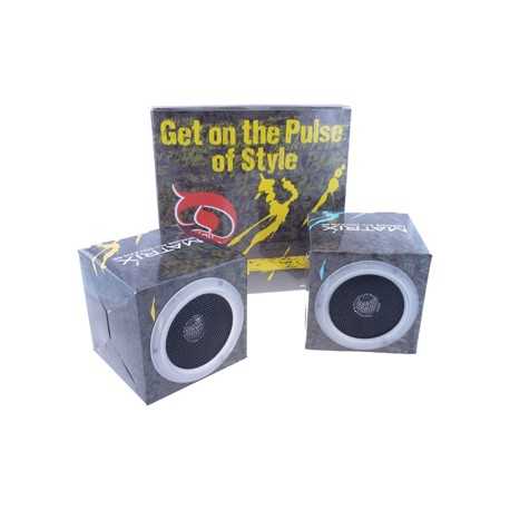 Wired & Bluetooth Speakers  - Cubic Foldable Speakers