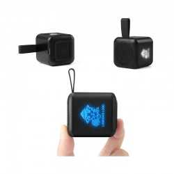 Wired & Bluetooth Speakers  - Mini Cube Bluetooth Speaker