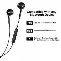 Wired & Bluetooth Headphones  - Benton Bluetooth Earphone